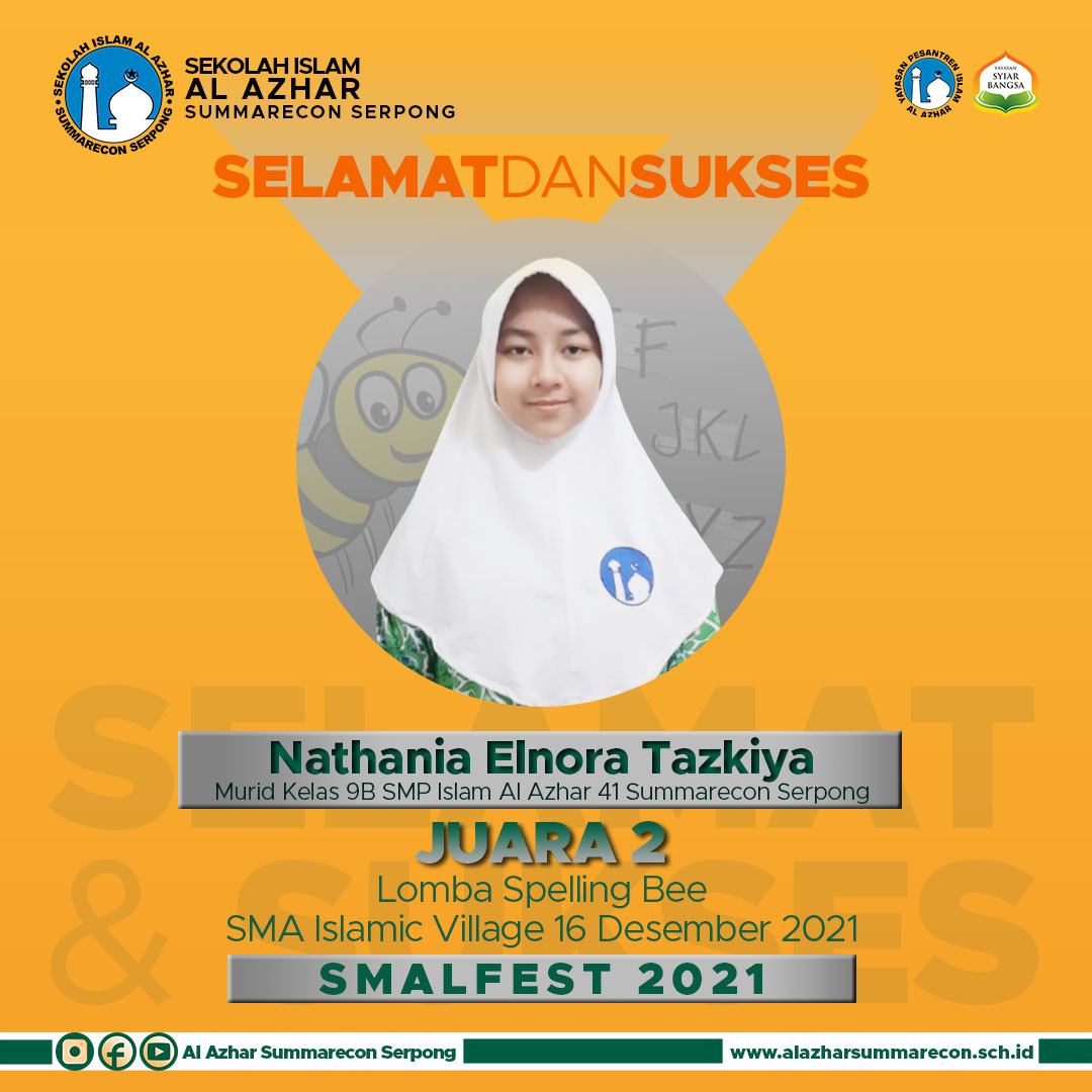 Prestasi SMP Islam Al Azhar 41 Summarecon Serpong dalam Kompetisi SMALFEST di SMA Islamic Village